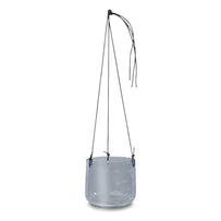 Aged Silver Recycled Glass Hanging Planters (4651882315836)