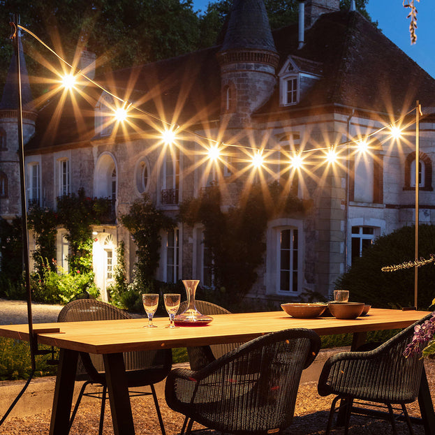 Buy Light My Table Festoon Lights — The Worm that Turned - revitalising your outdoor space
