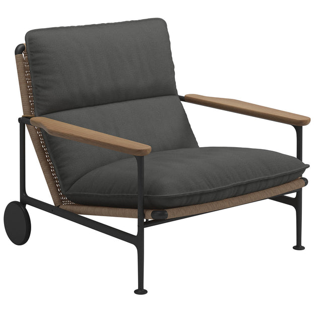 Zenith Lounge Chair with Teak Arms (6855176978492)