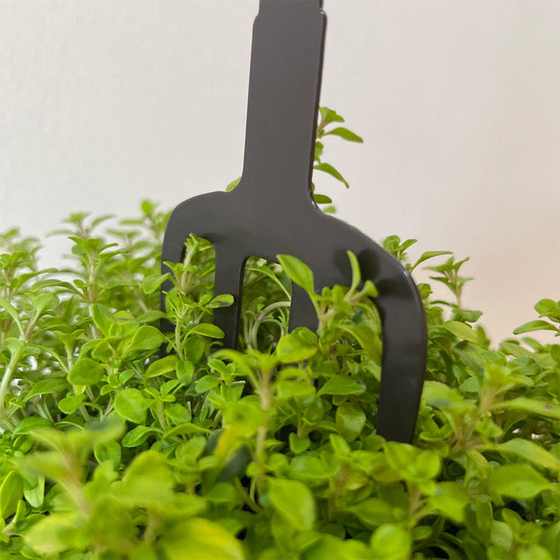 Plant Pot Stem Decoration - Wren on a fork (7163304083516)