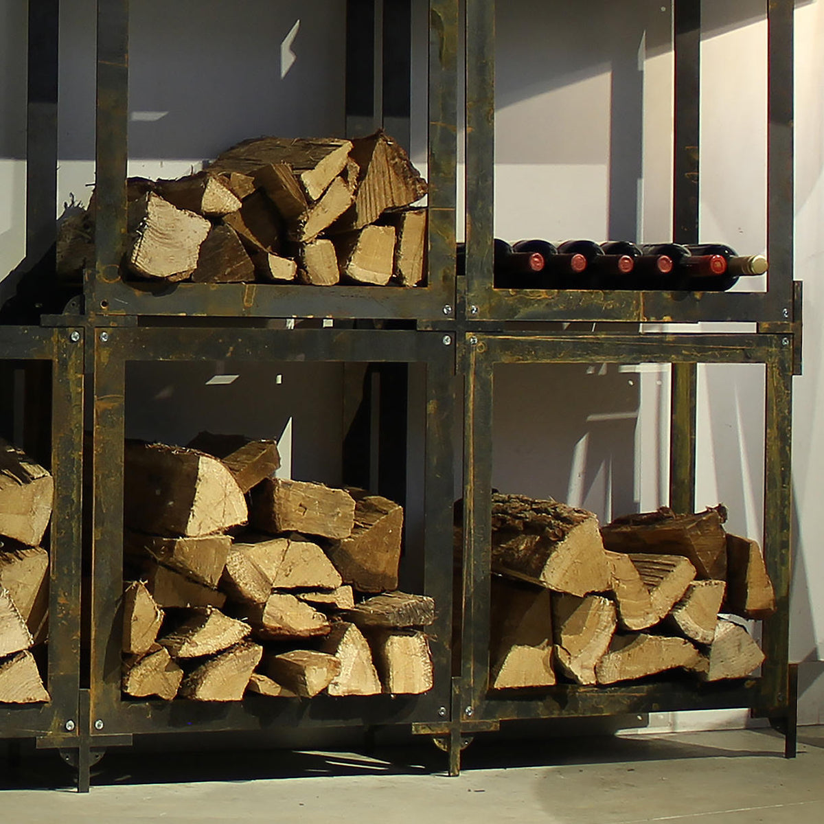Modular Timber Storage Buy Modular Corten Storage Cube — The Worm that Turned - revitalising ...