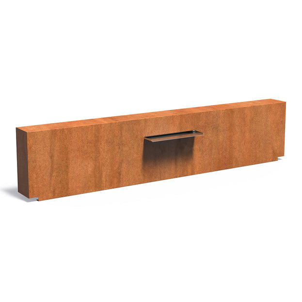 Pond Wall Fixed with Water Blade - Corten (7126989799484)