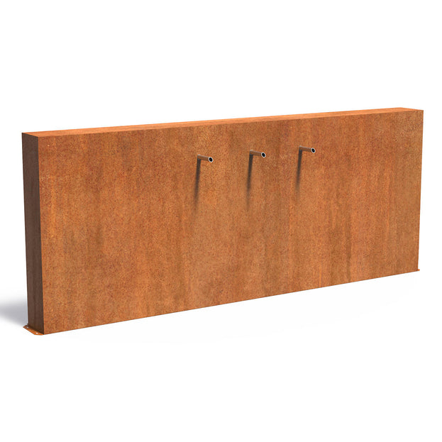 Pond Water Wall Free Standing with 3 Spouts - Corten (7126983901244)