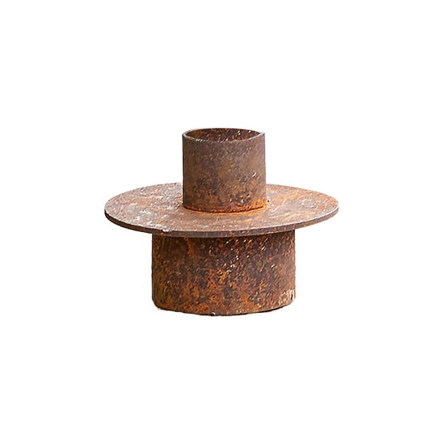 Rustic Iron Duet Candle Holder (7138881765436)