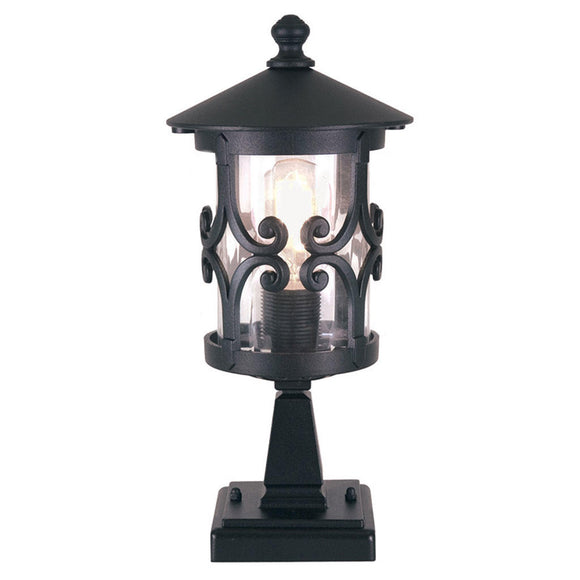 Hereford Scroll Outdoor Pedestal Lantern (4648696938556)