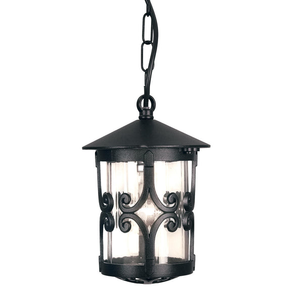 Hereford Scroll Outdoor Hanging Chain Lantern (4652628377660)