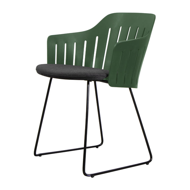 Choice Dining Chair with Black Sled Base (7110629621820)