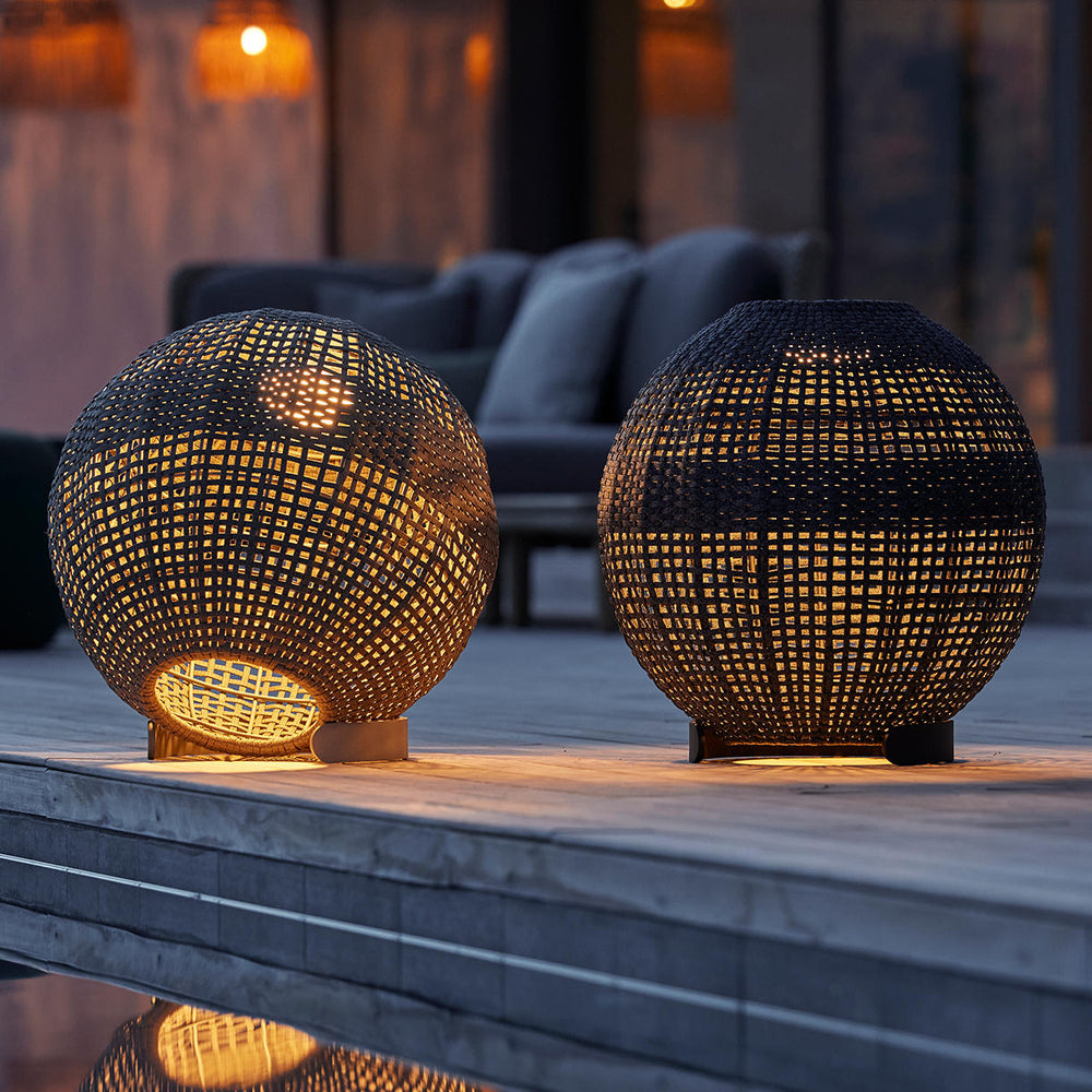 Buy Illusion Outdoor Round LED Floor Lantern — The Worm that Turned ...
