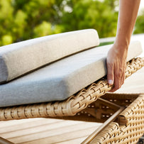 Rest Outdoor Weave  Sunbed Cushions (7107953459260)