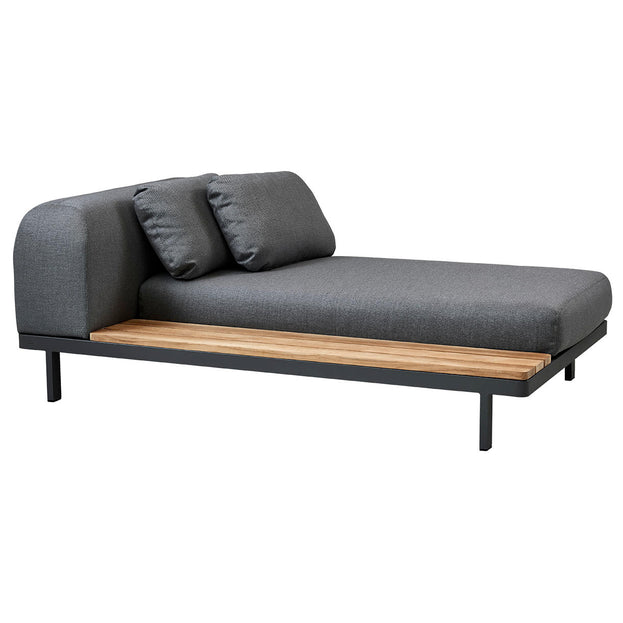 Space Daybed Module with Teak Table - Right (4653341966396)