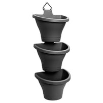 Hanging Vertical Wall Planter - Set of 3 Pots (6573511475260)