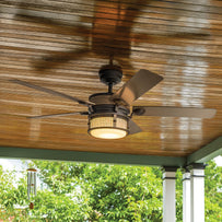 Ahrendale Outdoor Ceiling Fan with LED Light (6973751689276)