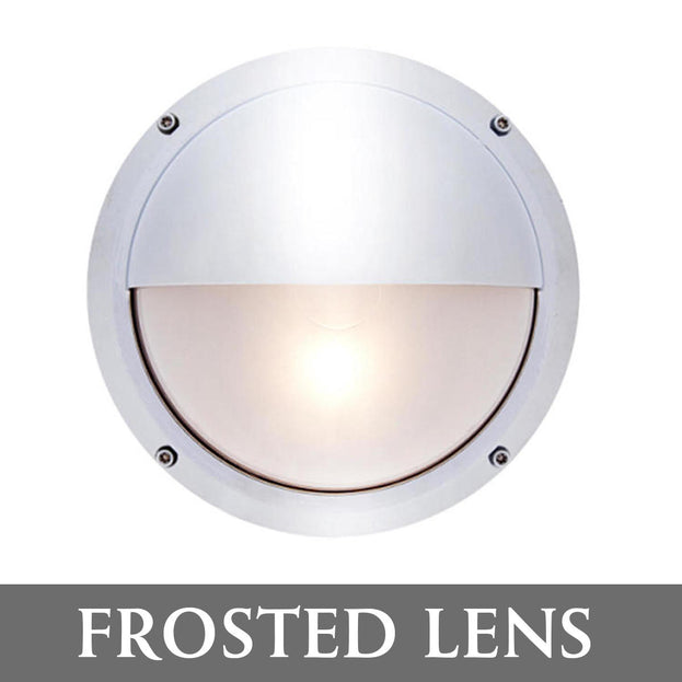 Round Bulkhead Lights with Shade (4649490776124)