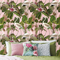 Beverly Hills Pink Feature Wallcovering (4649528557628)