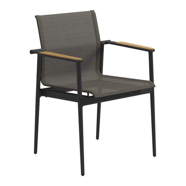 Gloster 180 Dining Chairs with Teak Arms (4734415765564)