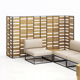 Gloster L shape Teak Screens (4651920851004)