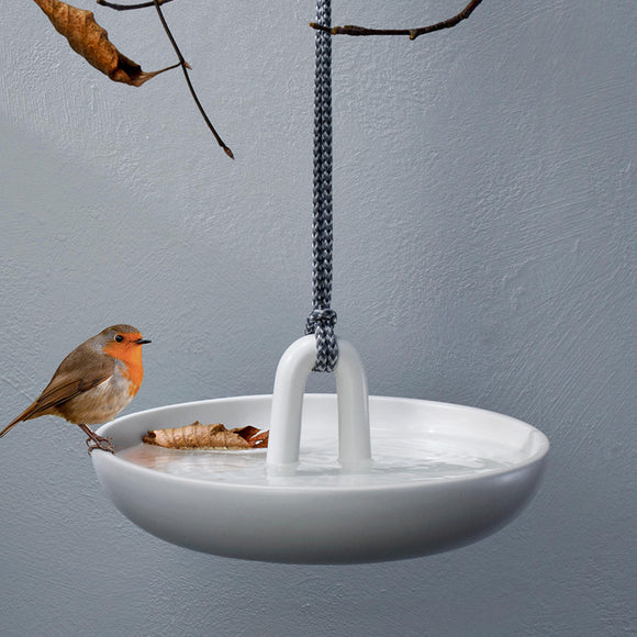 Hanging Ceramic Bird Bath (6888626749500)