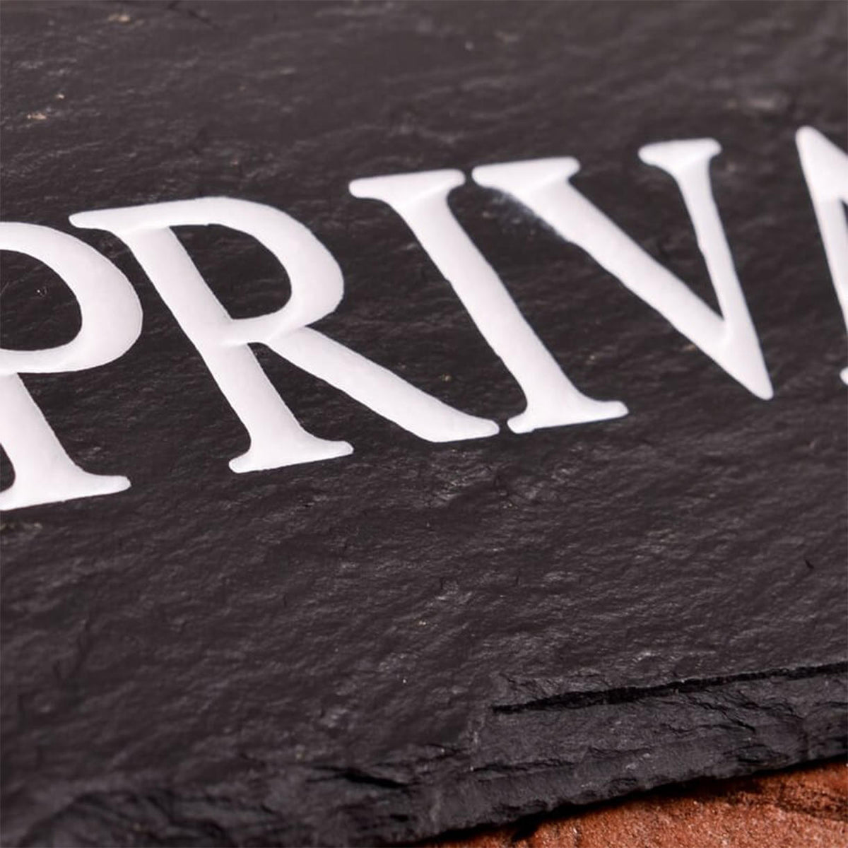 Rustic One Line Sign Image Buy Rustic Slate One Line House Signs — The Worm that Turned ...