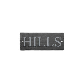 Rustic One Line Sign Image Buy Rustic Slate One Line House Signs — The Worm that Turned ...