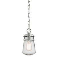 Lyndon Brushed Aluminum Hanging Lantern (4650665279548)
