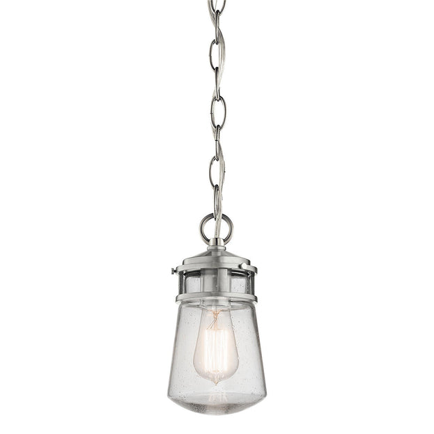 Lyndon Brushed Aluminum Hanging Lantern (4650665279548)