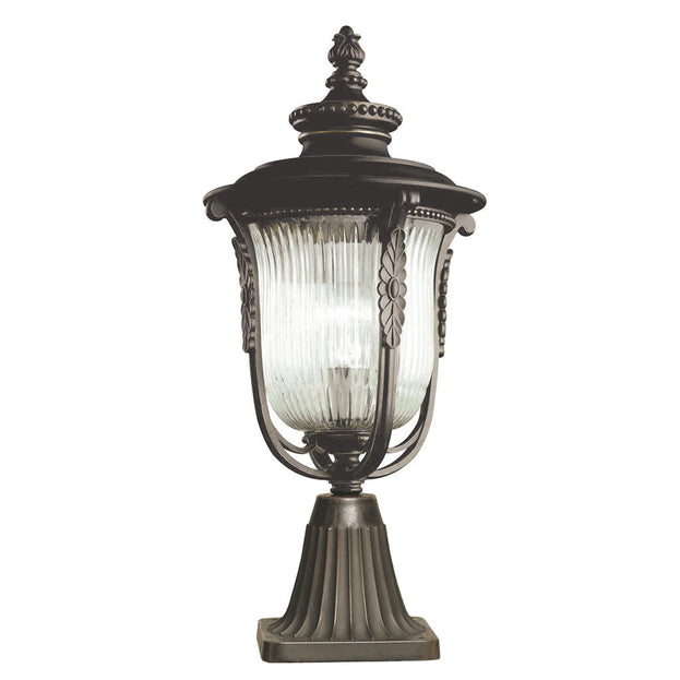 Luverne Outdoor Pedestal Lantern (4649168830524)