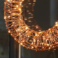 Constellation LED Dual Powered Copper Wreath (7023965405244)