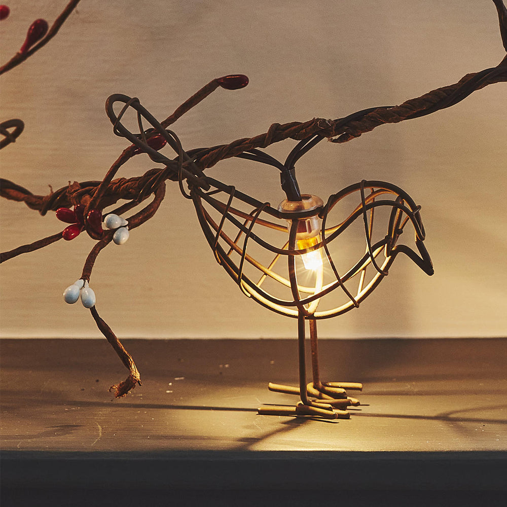Robin Window Light Buy Winter Robin LED String Lights — The Worm that Turned ...