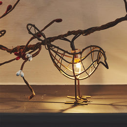 Winter Robin LED String Lights