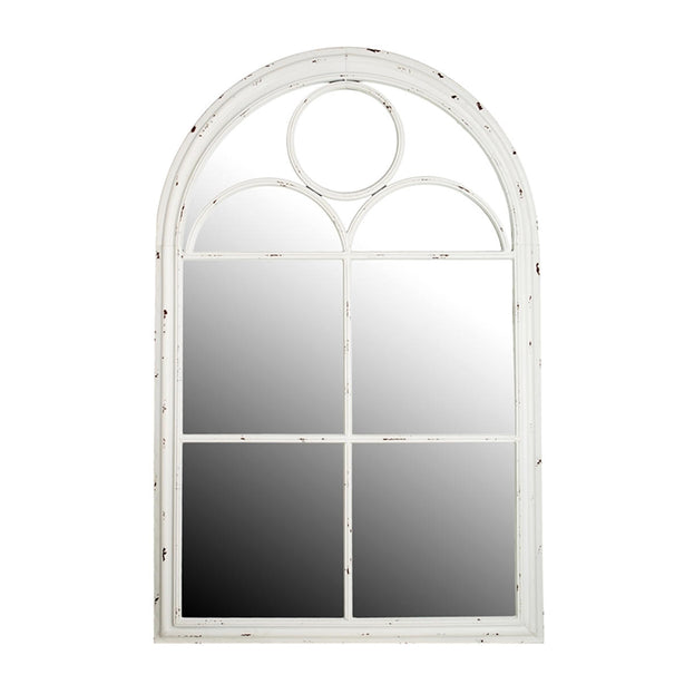 Vintage Style Framed Outdoor Arched Mirror (4651349213244)