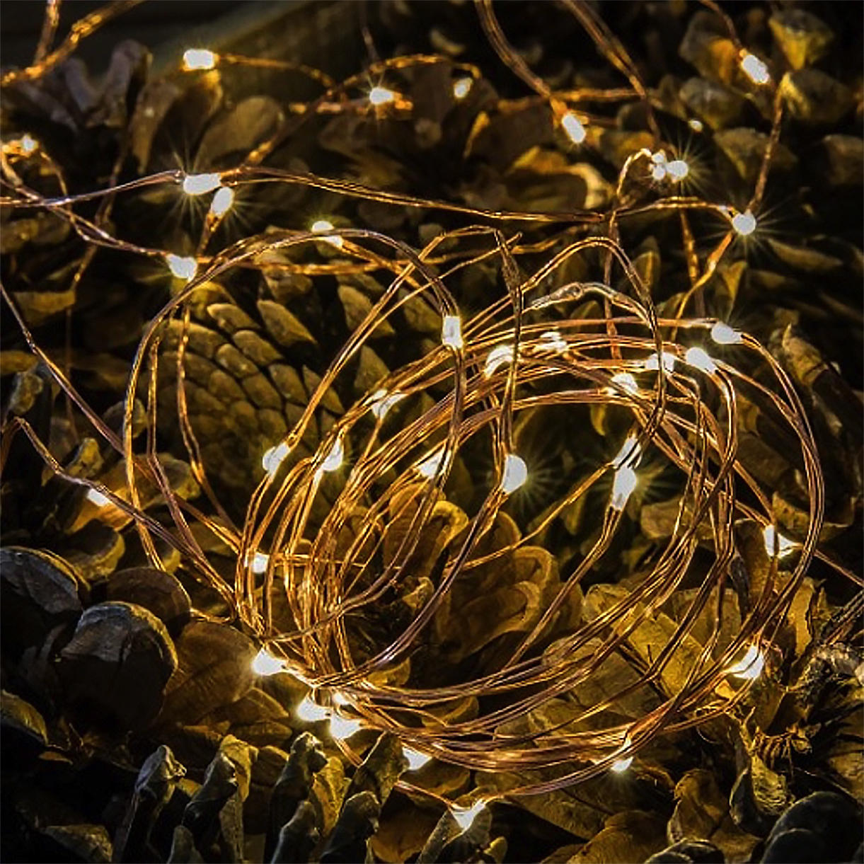 Solar Powered LED Copper Wire Fairy String Lights – 50-300 LEDs – Waterproof IP65 – Outdoor Garden Party Décor