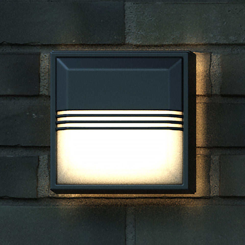 Square Outside Light Buy Oliver Outdoor Square Wall Light — The Worm that Turned ...