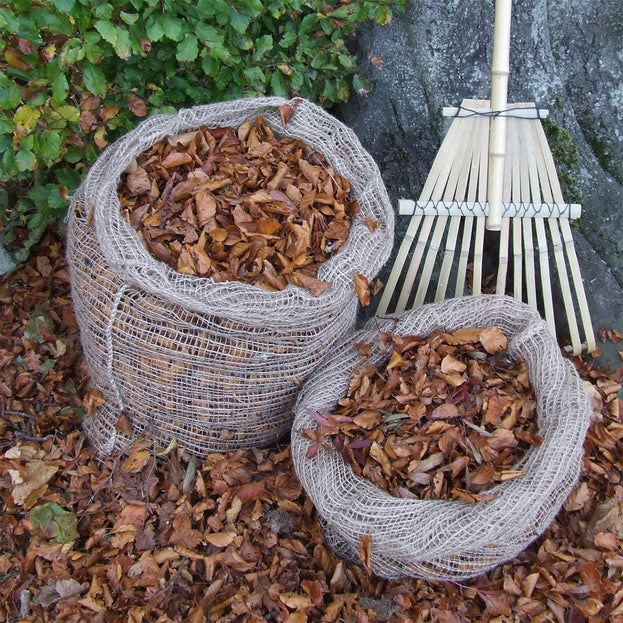 Jute Leaf Composting Sacks - Set of 2