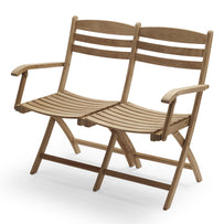Selandia Teak 2-Seater Folding Chair (6904364040252)