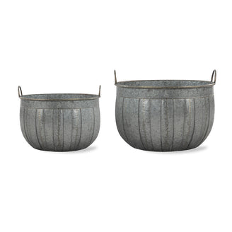 Galvanised Wash Tub Planters (4649458008124)