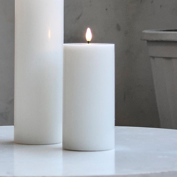 Grand Pillar White LED Candles (7007105974332)