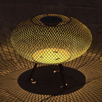 Solar Wire Cage Table Lantern (6947413983292)