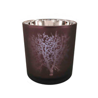 Glass Tea-light Holder in Grape (4648587591740)