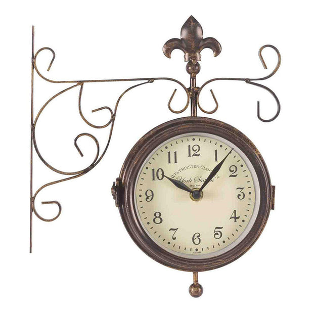 York Outdoor Station Clock/Thermometer (4649136291900)